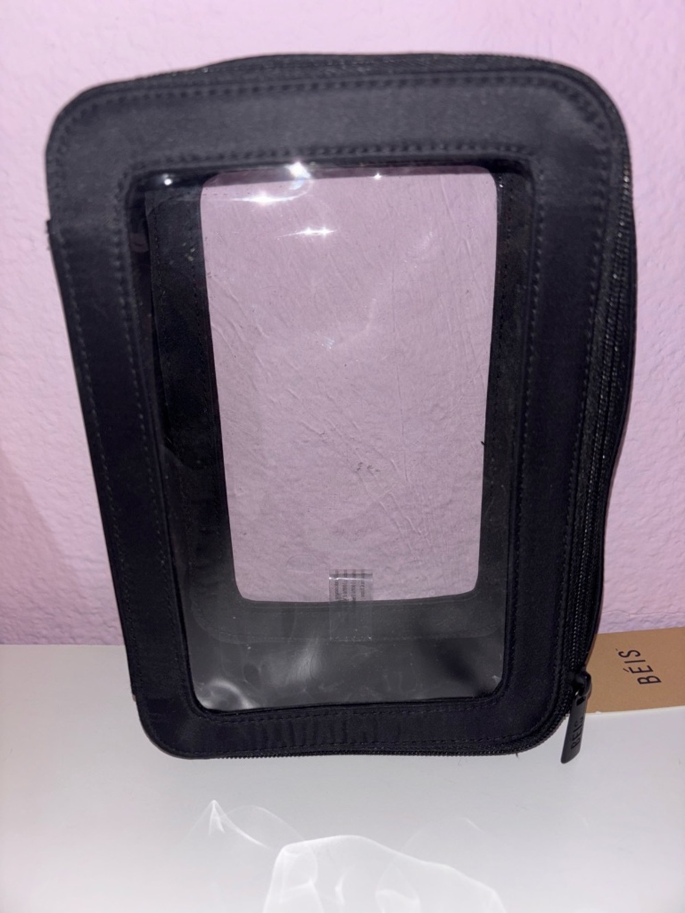 BÉIS the in-flight cosmetic case set in black - Picture 2 of 8